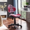 thumbnail image 1 of JJS Home Office Low Back Computer Executive Chair, Ergonomic Mesh Chair with Extra Large Base and Pads, PinkLip, 1 of 7
