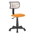thumbnail image 1 of JJS Kids Mesh Rolling Desk Chair, Small Swivel Office Computer Chair for Teens, Low-Back Adjustable Upholstered Student Task Chair, Animal, 1 of 7