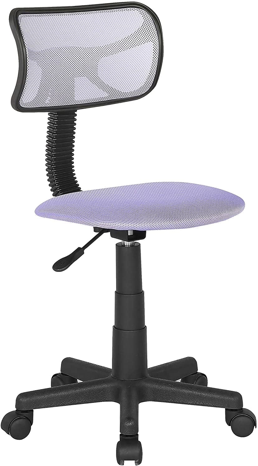 JJS Kids Mesh Rolling Desk Chair, Small Swivel Office Computer Chair ...