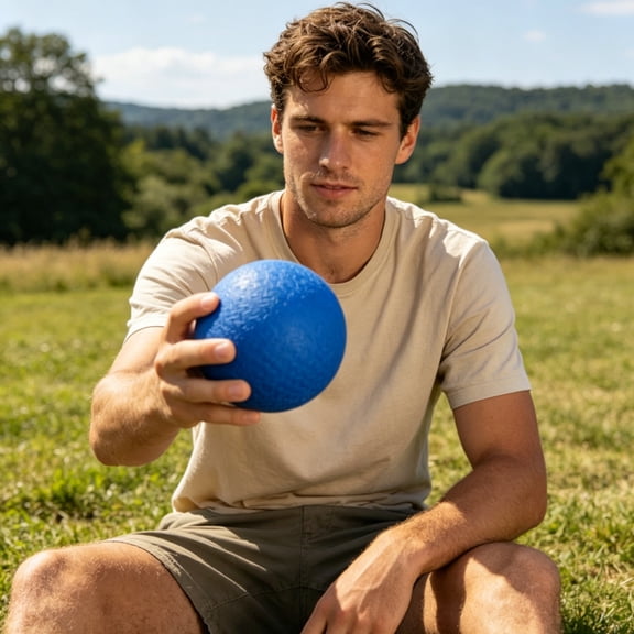 JJV 8 Inch Inflatable PVC Training Ball with Heavy-Duty Waterproof High-Bounce Design, Outdoor Sports Kick Ball for Playground Beach Pool Games