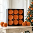 thumbnail image 1 of JJV 9 Pcs Velvet Christmas Ball Ornaments, 3.15 Inch Flocked Shatterproof Xmas Tree Decor, Solid Color Christmas Balls Hanging Ornaments, 1 of 8