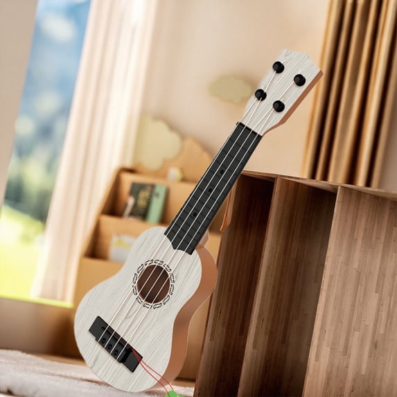 JJV Kids Toy Ukulele Guitar, 17 Inch Classical Ukulele, Musical Instrument for Kids Mini Guitar Toy, 4 Strings Guitar Ukulele Musical Toy, Early Learning Music Toy for Ages 3+