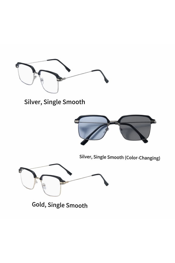 Reading Glasses with Photochromic Technology High Definition Vision for Men and Women Lightweight Ergonomic Portable Blue Light Blocking for Office Computer