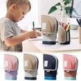 thumbnail image 1 of JJV Stand-Up Foldable Canvas Pencil Case with Reinforced Rigid Base and Heavy-Duty Zipper, Holds 50 Pens, Desk-Top Stationery Organizer, 8.7 x 5.9 x 3.9 Inch, 1 of 7