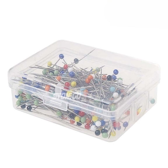 JJYY 100Pcs/200Pcs Multi-Color Sewing Pins - Patchwork Positioning Needles, Essential Sewing Tools & Accessories for Fabric Crafting and Quilting Projects