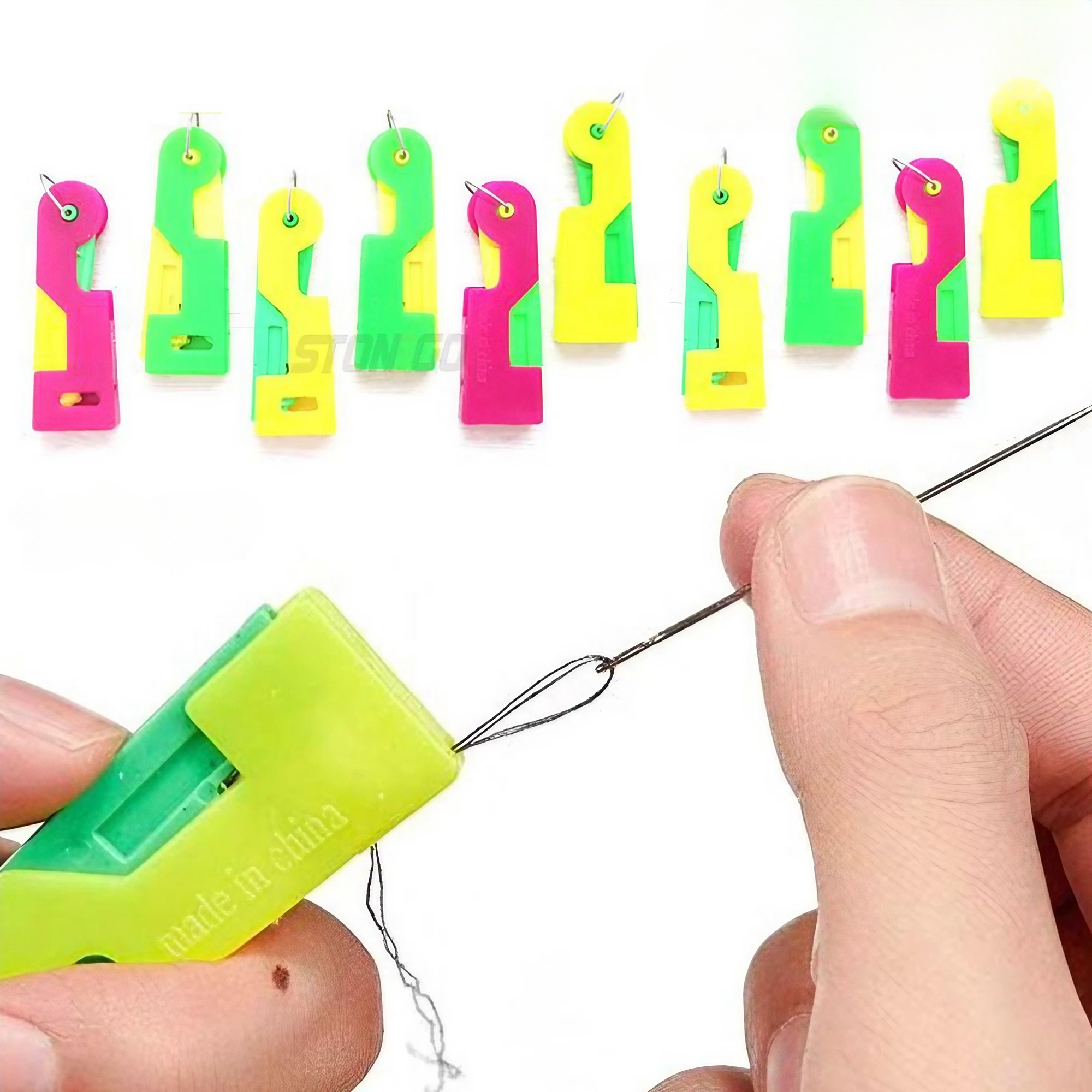 JJYY 10Pcs/20Pcs Easy Threader for Elderly - Automatic Sewing Needle ...