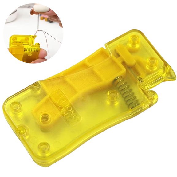 JJYY 1PC/2Pcs/4Pcs Automatic Needle Threader Device - Easy-to-Use Sewing Tool for Elderly and Beginners, Quick Needle Guide for Hand Sewing, Ideal for Quilting, DIY Crafts, and Gifts