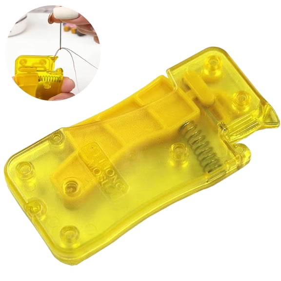 JJYY 1PC/2Pcs/4Pcs Automatic Needle Threader Device - Easy-to-Use Sewing Tool for Elderly and Beginners, Quick Needle Guide for Hand Sewing, Ideal for Quilting, DIY Crafts, and Gifts