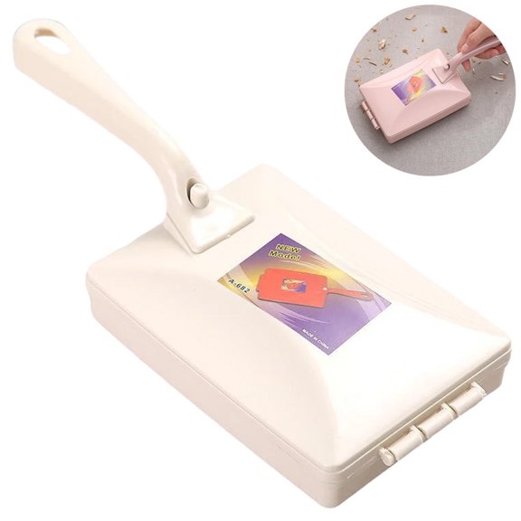 JJYY 1PC/2Pcs Handheld Carpet and Table Sweeper Brush Crumb, Fur, and Pet Hair Collector Roller for Sofa, Home Cleaning, and Dusting