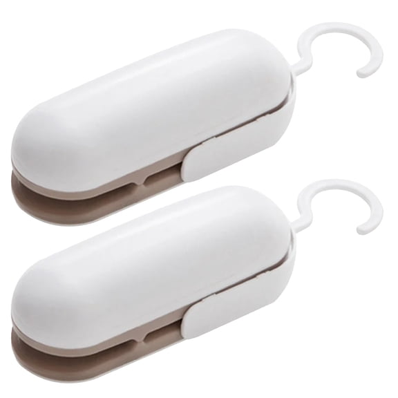 JJYY 1PC/2Pcs Multifunctional Vacuum Food Sealer - Plastic Bag Heat Sealing Machine for Snacks, Poly Tubing, and Kitchen Storage - Convenient Kitchen Supply Tool