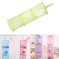thumbnail image 1 of JJYY 1PC/2Pcs Net Hanging Multi-Layer Storage Cage – Cylindrical Hanging Bag Organizer for Wall, Door, and Closet  Toy Basket for Kids' Room Storage, 1 of 9