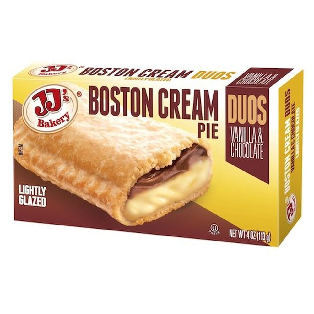 JJs Bakery Duos Boston Cream Pie, 4 Ounce -- 48 per case