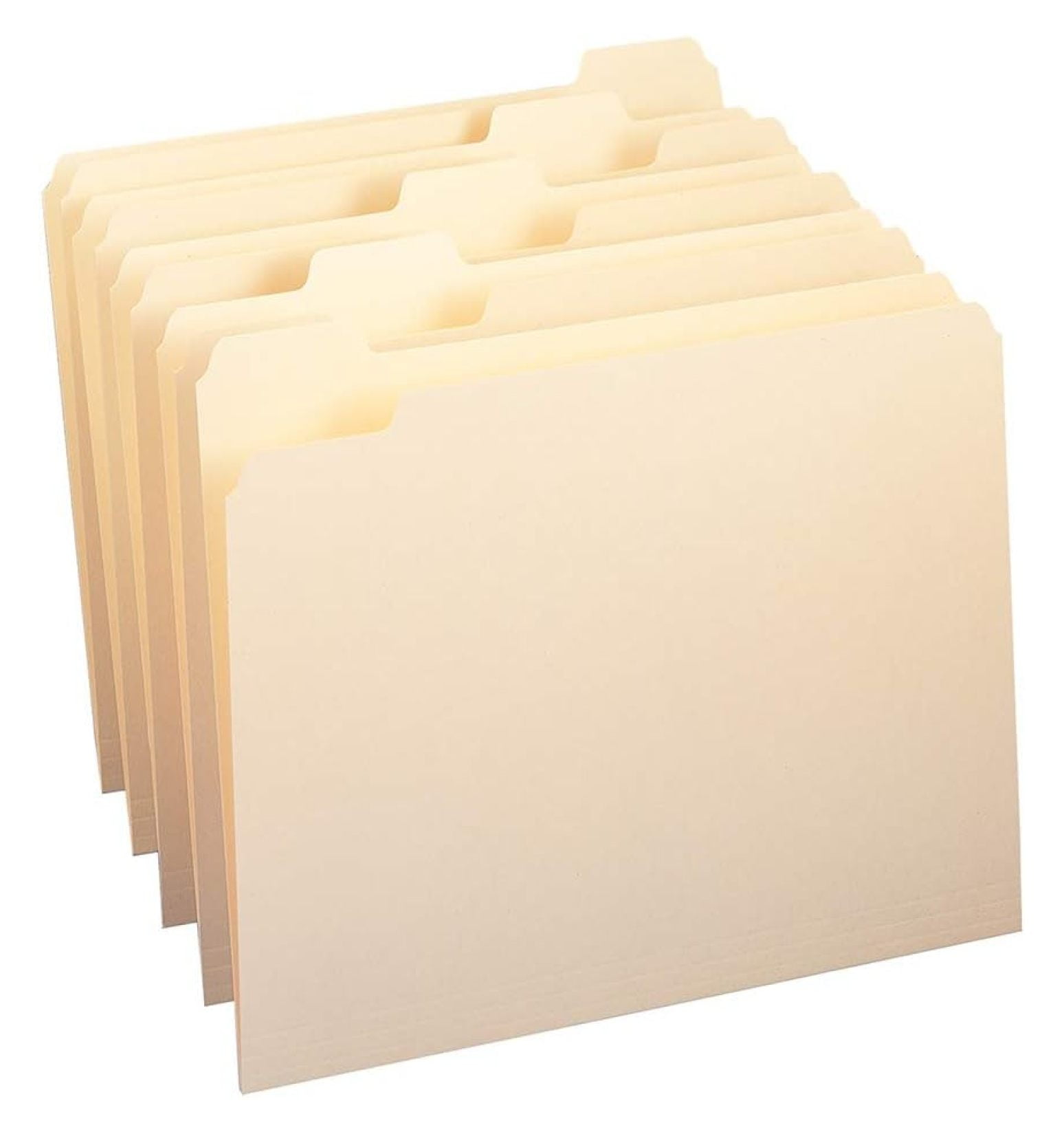 JKALHFDJ File Folder, 1/5-Cut Tab, Assorted Positions, Letter Size ...