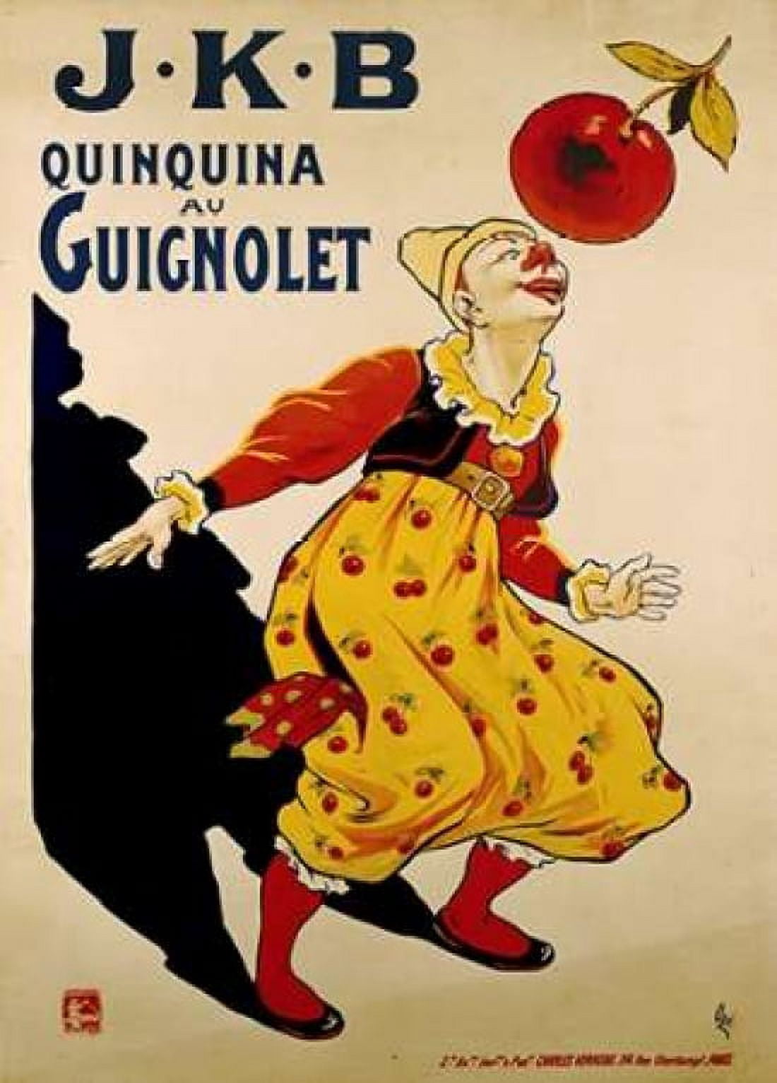 JKB Quinquina Au Guignolet Canvas Art - Eugene Oge (18 x 24)