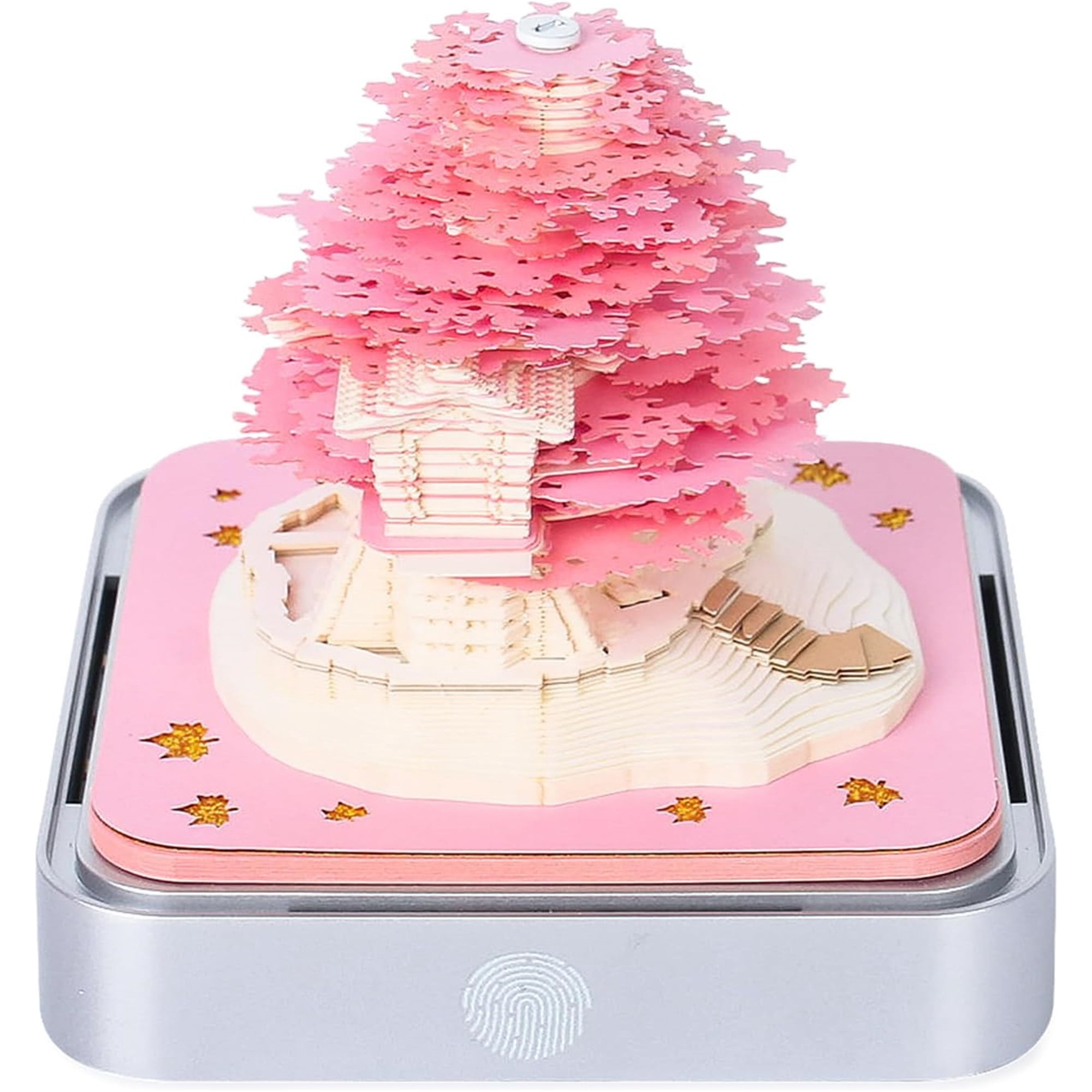 JKCCZLL 2026 Time Piece Calendar 3D Memo Pad Paper Art Romantic Tree, 3D Art Calendar DIY Notes Notepad Desktop Decoration Gift,Colorful,4.33in*4.33in*4.33