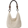 thumbnail image 1 of JKCCZLL Bohemia Summer Crochet Beach Bag Women Underarm Shoulder Bags Cute Crossbody Purse Travel Top-handle Tote Hobo Handbag,Beige White,outdoor, 1 of 7