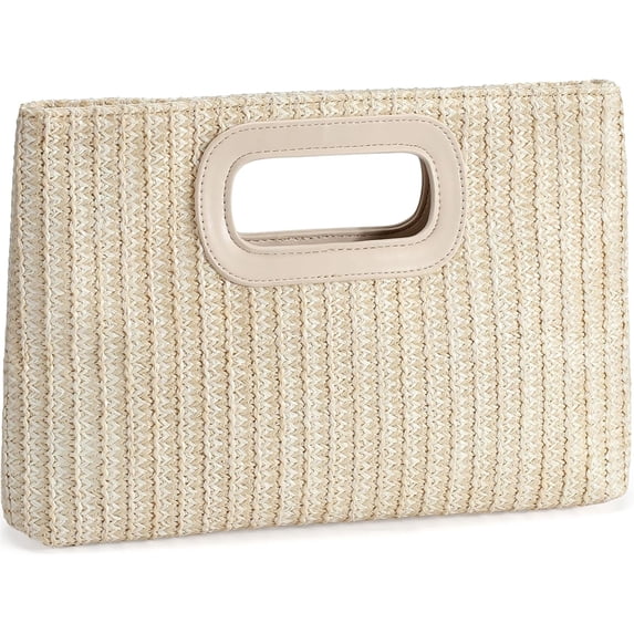 JKCCZLL WantGor Clutch Purses for Women, Evening Bag Formal Handbags Shoulder Crossbody Bags with Top Handle for Beach Party Wedding,Beige,banquet