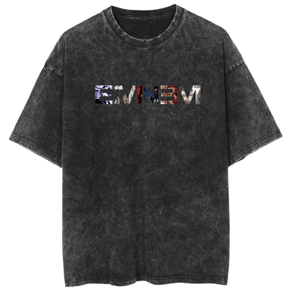 JKCIYHNEEOHP   Eminem_Funky Men's 100% Cotton Short-Sleeve Crew Neck T-Shirt, Unisex, Sizes XS-3XL, Soft Summer, Black