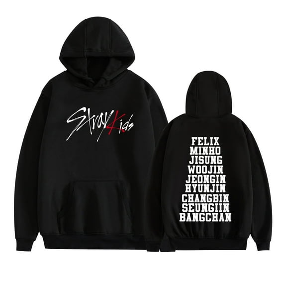JKCIYHNEEOHP Kpop Stray Kids Dominate 2025 World Tour Peripheral Sweatshirt SKZ New Logo Pullover Hoodies Women's Men's Fashion Long Sleeve XS-3XL