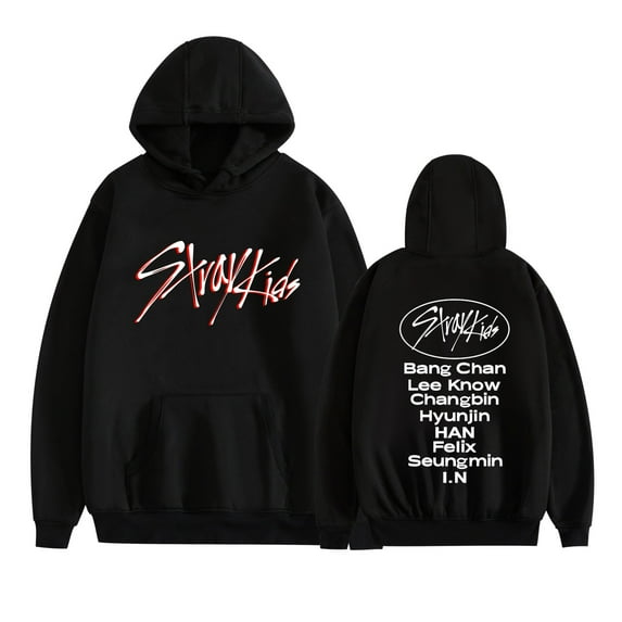 JKCIYHNEEOHP Kpop Stray Kids Dominate 2025 World Tour Peripheral Sweatshirt SKZ New Logo Pullover Hoodies Women's Men's Fashion Long Sleeve XS-3XL