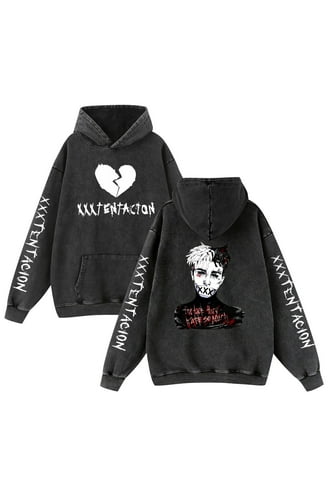 トップス VETEMENT 24SS XXX Logo Hoodie Men Women's Long Sleeve Heartbreak xxxtentacion Hoodie