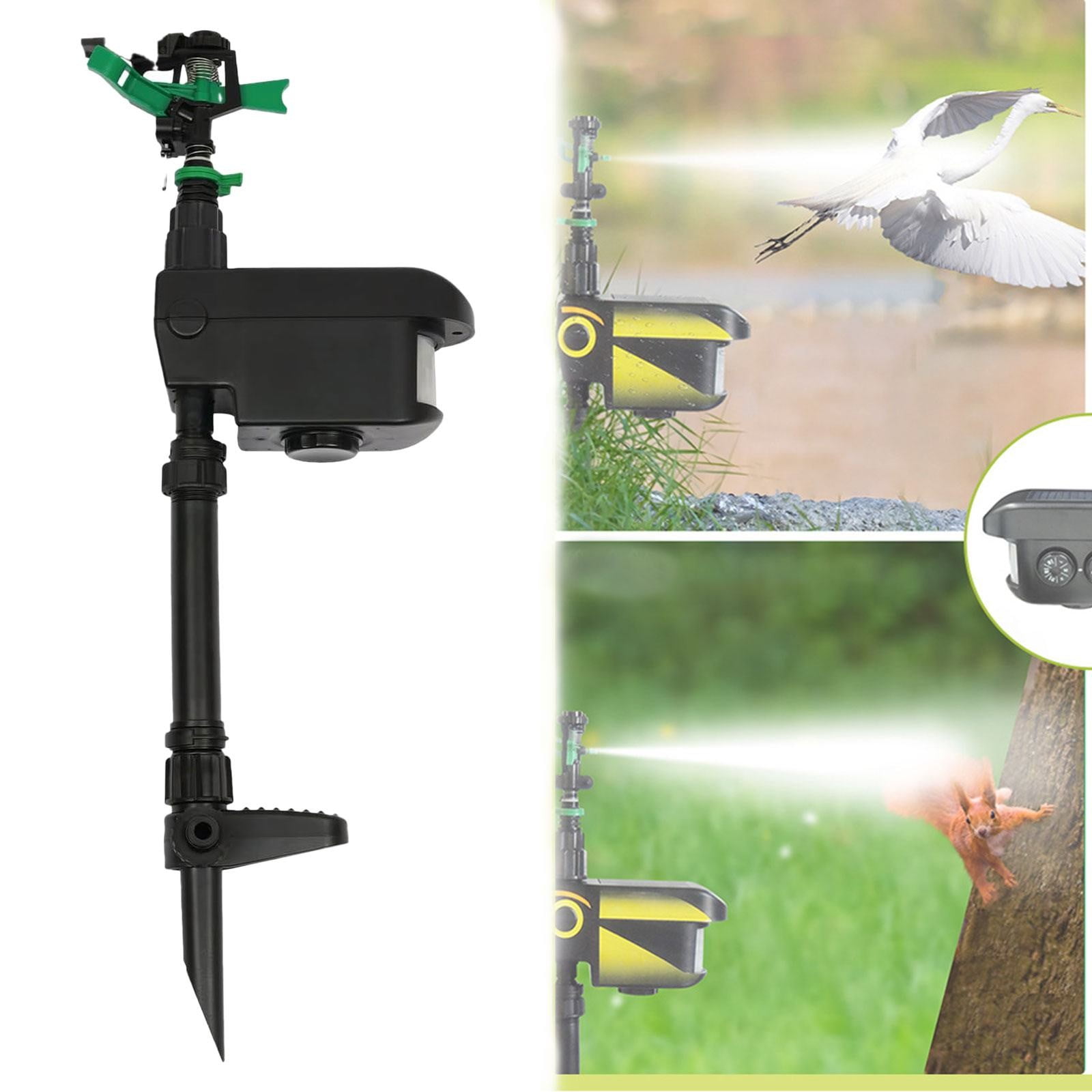 JKLJNXA Water Sprinklers,Motion Activated Sprinkler Automatic Solar