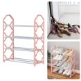thumbnail image 1 of JKLOP 4 Tier Stainless Steel Shoe Rack Easy To Install and Space Saving Shoes Organizer Standing Shoes Rack with Sturdy Frame Shoe Rack for C for Home & Kitchen, 1 of 7