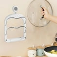 thumbnail image 1 of JKLOP ABS & Wall Mounted Pot Lid Holder Suction Cup Kitchen Organizer with Anti Slip Features for and Cooking for Home & Kitchen, 1 of 4