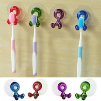 JKLOP Rack Fashion Suction Stand Toothbrush Holder Home Wall Mount Bathroom Bathroom Products for Home & Kitchen