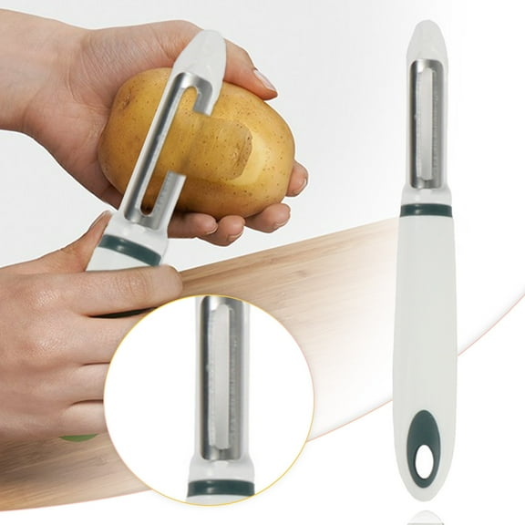 JKLOP Swivel Vegetable Peeler, Stainless Steel Blades, Soft Comfortable Handle, Dishwasher Safe, Kitchen Food Peelers, Quicker Peeling, Peel for Home & Kitchen