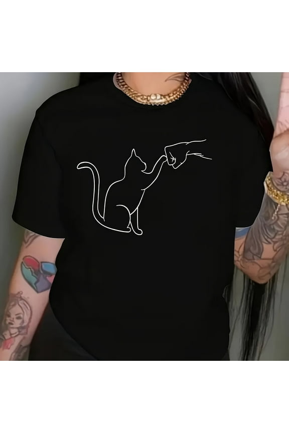 Plus Size Shirt Women's Oversized Graphic Tshirts Short Sleeve Loose Tee Tops