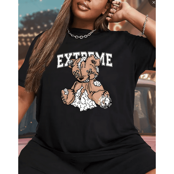 JKLPOLQ Plus Size Shirt Women's Oversized Graphic Tshirts Short Sleeve Loose Tee Tops