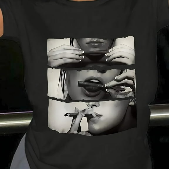 JKLPOLQ Plus Size Shirt for Women, Graphic T-shirts Short Sleeve and Loose Tee Tops