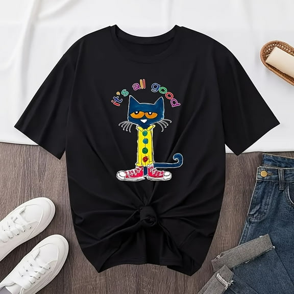 JKLPOLQ Plus Size Shirt for Women, Graphic T-shirts Short Sleeve and Loose Tee Tops