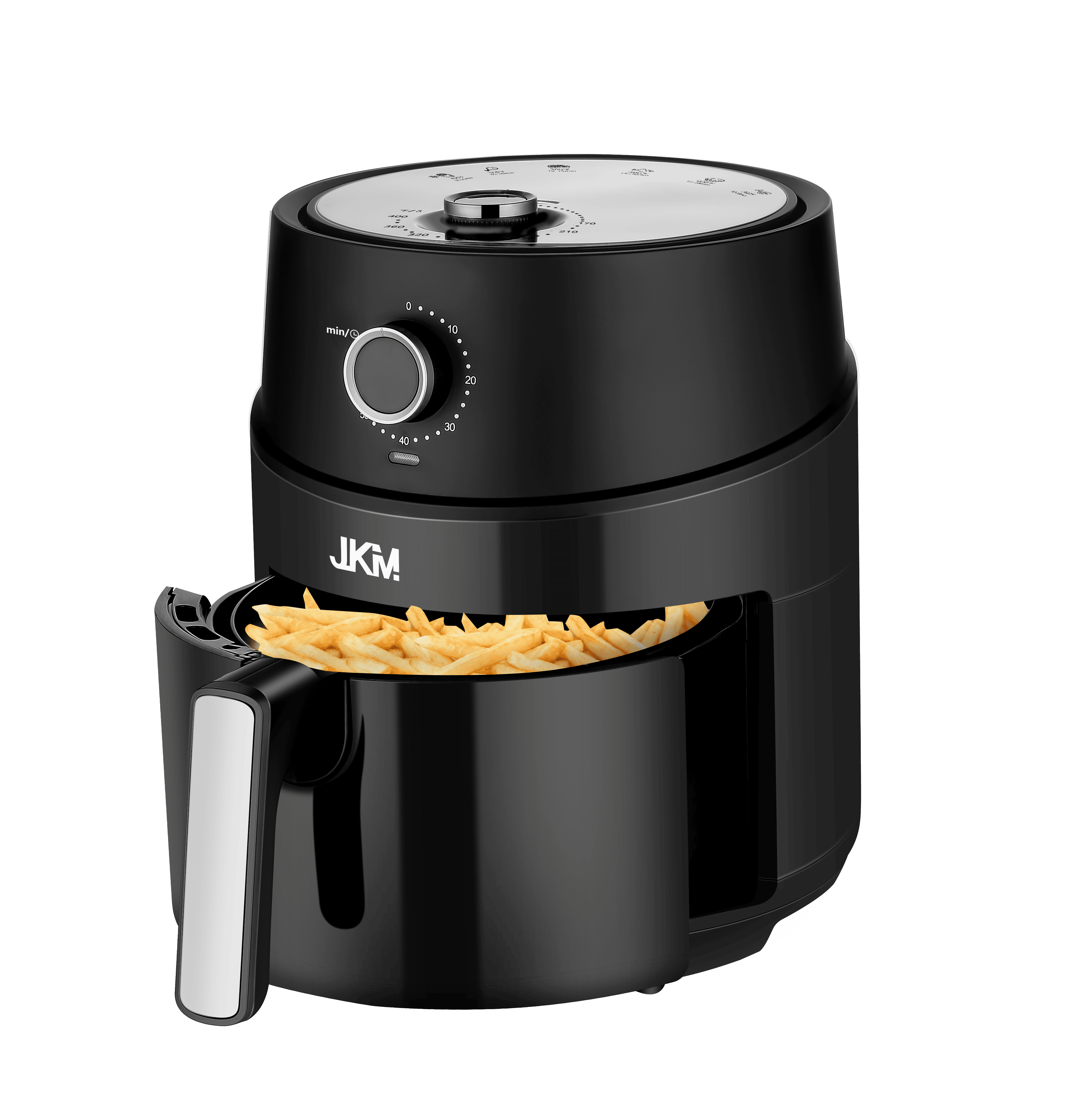 JKM Air Fryer 4.7 Quart, mechanical Air Fryer Oven, Adjustable Timer