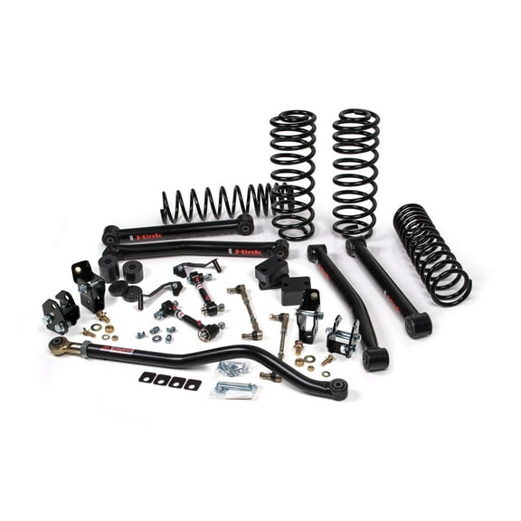 JKS 2018-2022 Fits Jeep Wrangler JL 4dr J-Konnect 2.5" Lift Kit With Shock Relocation Brackets Heavy Duty Rate Coils JSPEC122KNS