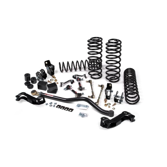 JKS 2018-2022 Fits Jeep Wrangler JL 4dr J-Kontrol 2.5" Lift Kit With Shock Extension Brackets Standard Rate Coils JSPEC137KNS