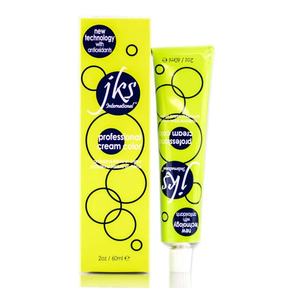Jks International Professional Permanent Cream Hair Color 8.55/8RR Light Intense Red Blonde 2 Ounce 60 Milliliters