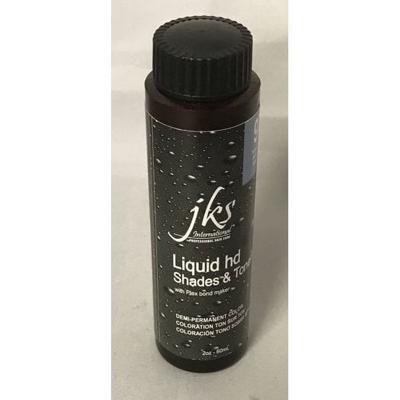 JKS LIQUID hd SHADES & TONERS w Plex Bond Maker 2oz 9G VERY LIGHT GOLDEN BLONDE LIQUID
