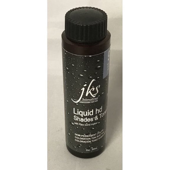 JKS LIQUID hd SHADES & TONERS w Plex Bond Maker 2oz 9N VERY LIGHT BLONDE LIQUID