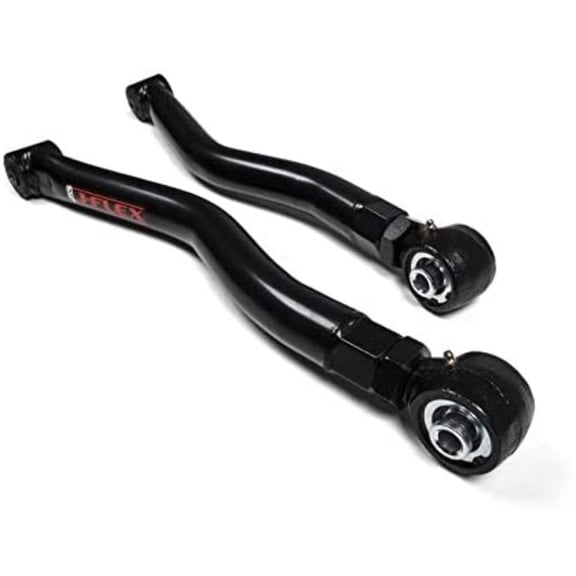 JKS Manufacturing JKS1625 JL Front Lower Control Arms J Flex Fits Jeep Wrangler Black