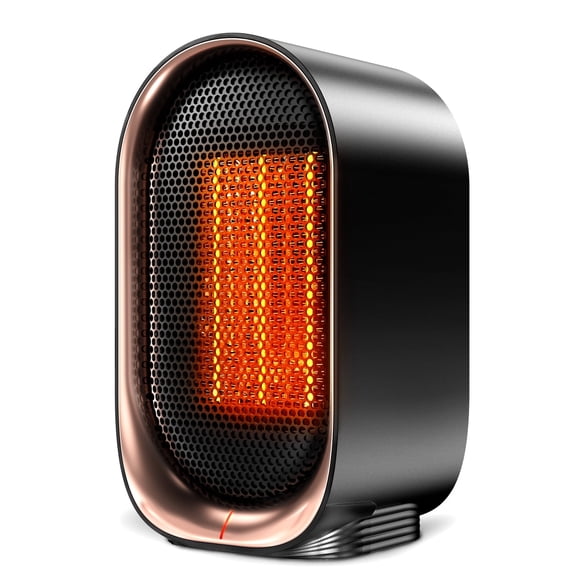 JKjoy Space Heater, 1500w Portable Electric Heaters for Indoor Use with Overheat Protection, PTC Ceramic Fast Safety Heat for Office Bedroom Home