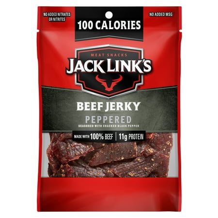 1.25 Ounce Jack Link's Beef Peppered Jerky 1/1 Count