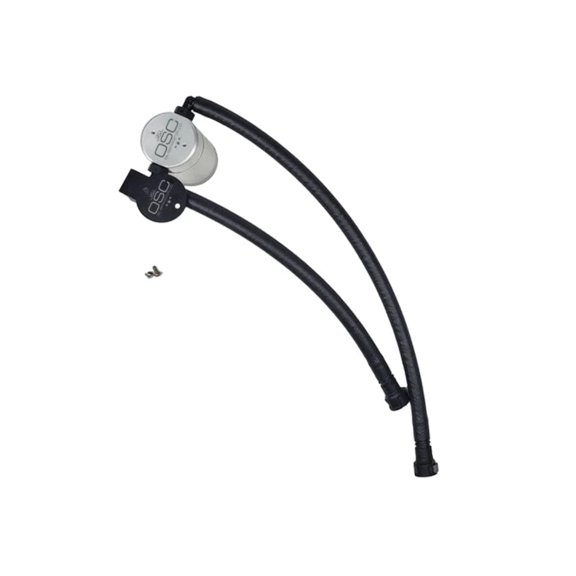 JL 14-19 Chevrolet Corvette LT1 6.2L Driver Side Oil Separator 3.0 - Clear Anodized