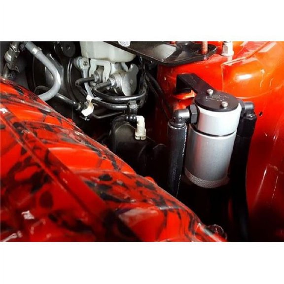 JL 2015-2023 Ford Mustang EcoBoost Driver Side Oil Separator 3.0 - Clear Anodized
