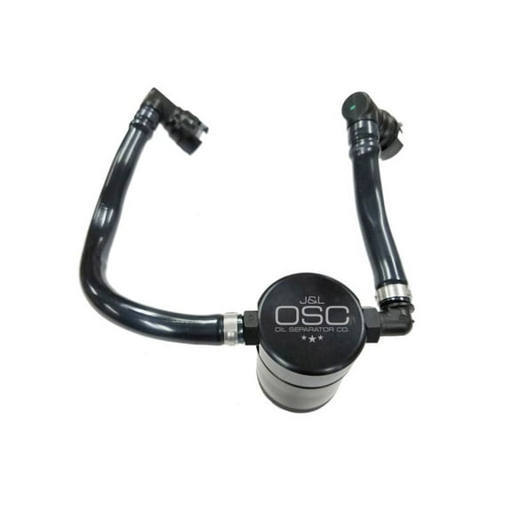JL 2018-2023 Ford Mustang GT Passenger Side Oil Separator 3.0 - Black Anodized