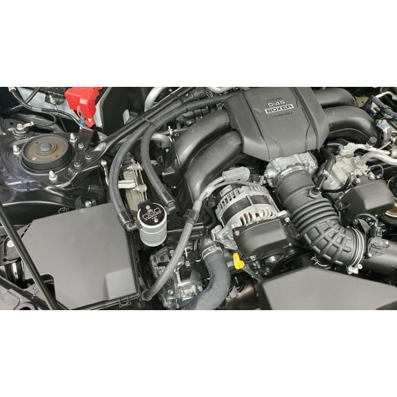 JL 22-25 Subaru BRZ/GR86 2.4L Passenger Side Oil Separator 3.0 - Clear Anodized