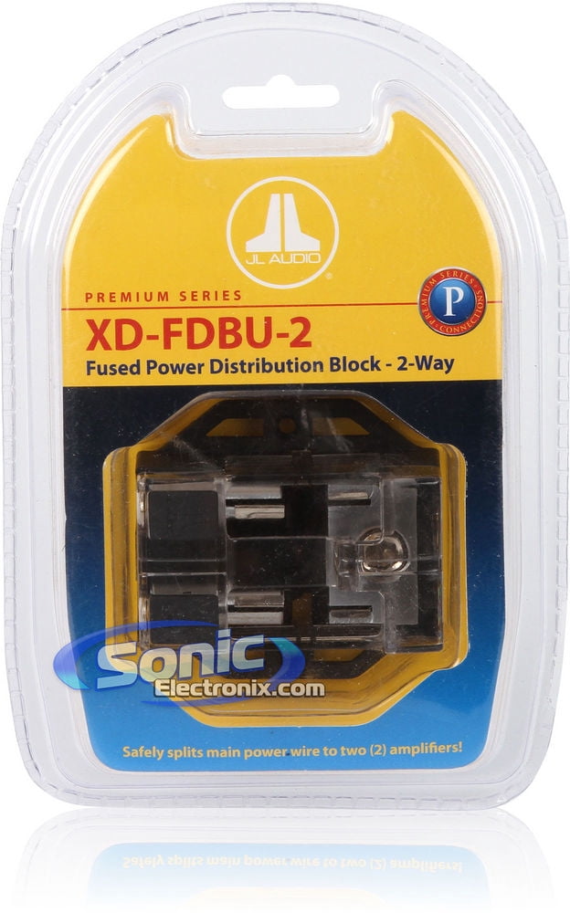 JL AUDIO® XD-FDBU-2 2-WAY MAXI FUSED DISTRIBUTION BLOCK 1-INPUT / 2-OUTPUT FDBU2
