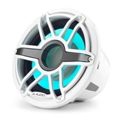 JL Audio 12-Inch M7 Marine Infinite Baffle Subwoofer, RGB LED, Gloss White, Sport Grille