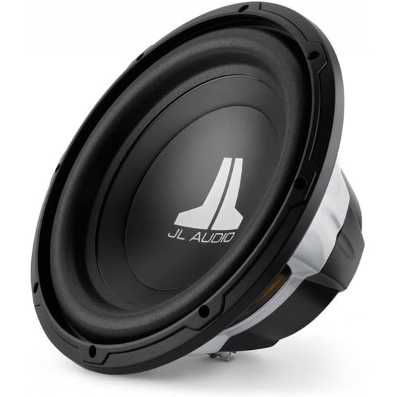 JL Audio 12W0V3-4 Single 4-Ohm W0V3 Series Subwoofer, Polypropylene Cone